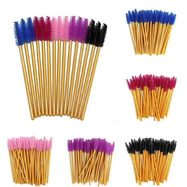 50Pcs/Pack Mascara Disposable Micro Eyelash Brushes
